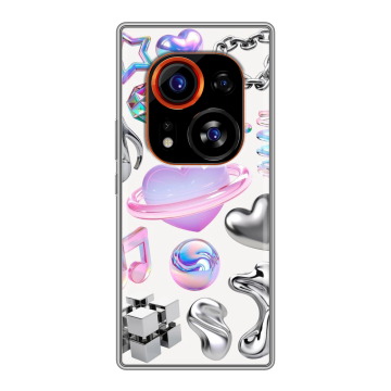 Силиконовый чехол на Tecno Phantom X2 Pro с принтом Y2K Силиконовый чехол на Tecno Phantom X2 Pro с принтом Y2K