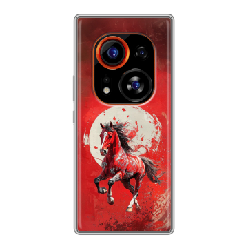 Силиконовый чехол на Tecno Phantom X2 Pro с принтом Новый год