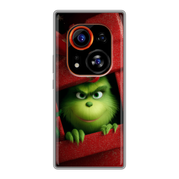 Силиконовый чехол на Tecno Phantom X2 Pro с принтом Новый год