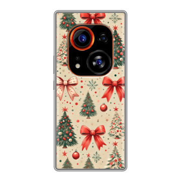 Силиконовый чехол на Tecno Phantom X2 Pro с принтом Новый год