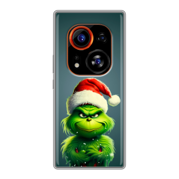 Силиконовый чехол на Tecno Phantom X2 Pro с принтом Новый год