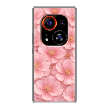 Силиконовый чехол на Tecno Phantom X2 Pro с принтом женский