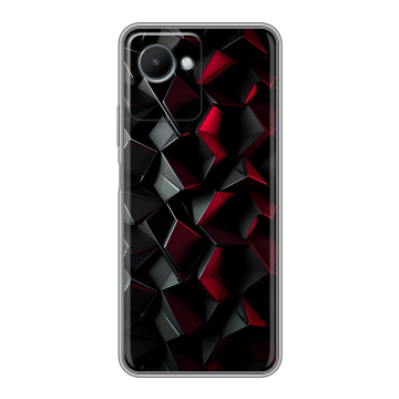 Силиконовый чехол на Realme C30s с принтом Абстракция