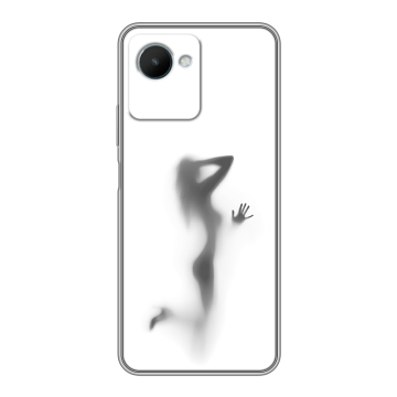 Силиконовый чехол на Realme C30s с принтом Силуэт
