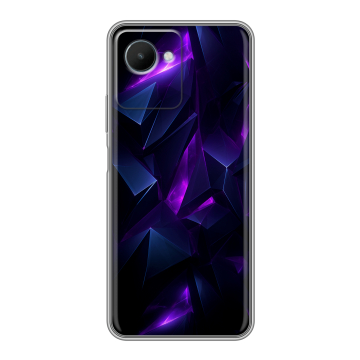 Силиконовый чехол на Realme C30s с принтом Абстракиция