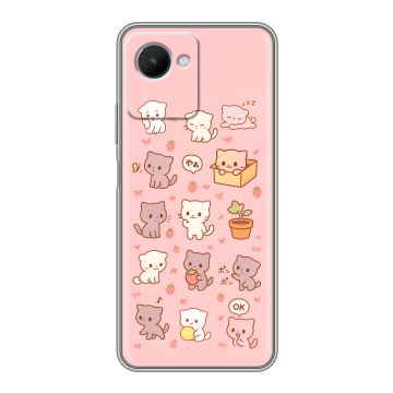 Силиконовый чехол на Realme C30s с принтом Hello Kitty Хелоу Кити Силиконовый чехол на Realme C30s с принтом Hello Kitty Хелоу Кити