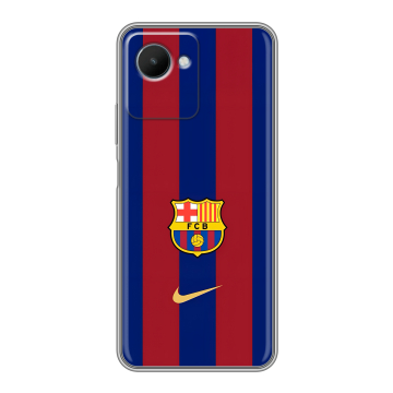 Силиконовый чехол на Realme C30s с принтом Барселона Barcelona Силиконовый чехол на Realme C30s с принтом Барселона Barcelona