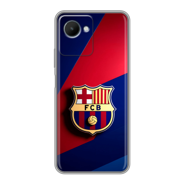 Силиконовый чехол на Realme C30s с принтом Барселона Barcelona Силиконовый чехол на Realme C30s с принтом Барселона Barcelona