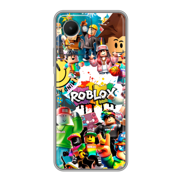 Силиконовый чехол на Realme C30s с принтом Roblox Роблокс Силиконовый чехол на Realme C30s с принтом Roblox Роблокс
