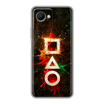 Силиконовый чехол на Realme C30s с принтом Squid Game Игра кальмара Силиконовый чехол на Realme C30s с принтом Squid Game Игра кальмара