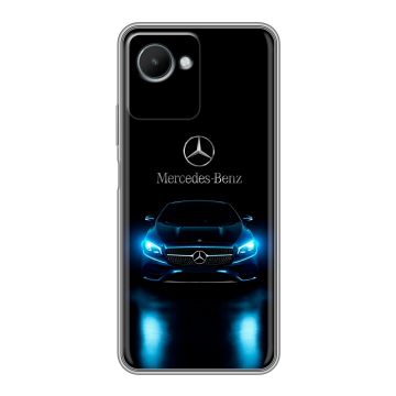 Силиконовый чехол на Realme C30s с принтом Mercedes Мерседес
