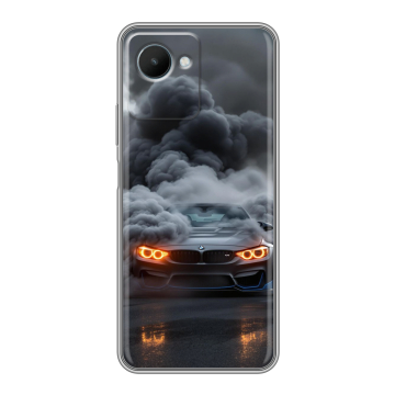 Силиконовый чехол на Realme C30s с принтом BMW БМВ Силиконовый чехол на Realme C30s с принтом BMW БМВ