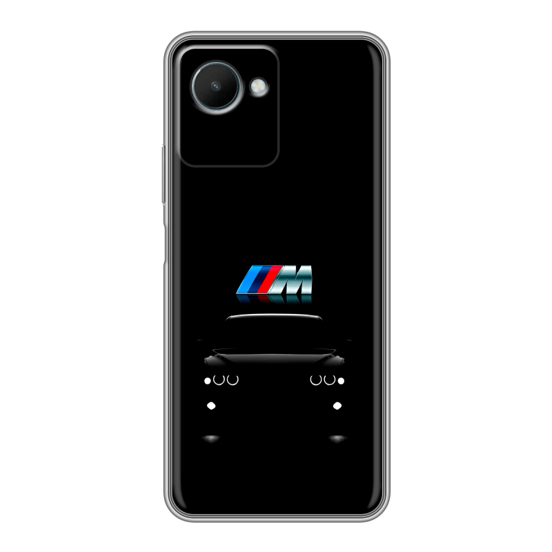 Силиконовый противоударный чехол на Realme C30s с принтом БМВ BMW Силиконовый противоударный чехол на Realme C30s с принтом БМВ BMW
