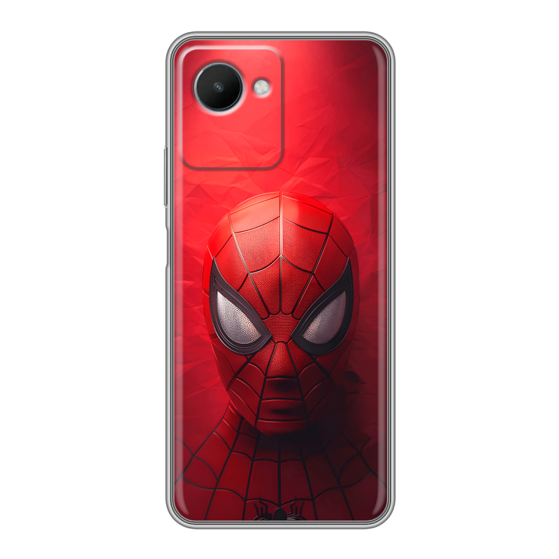Силиконовый чехол на Realme C30s с принтом Spiderman Человек паук Силиконовый чехол на Realme C30s с принтом Spiderman Человек паук