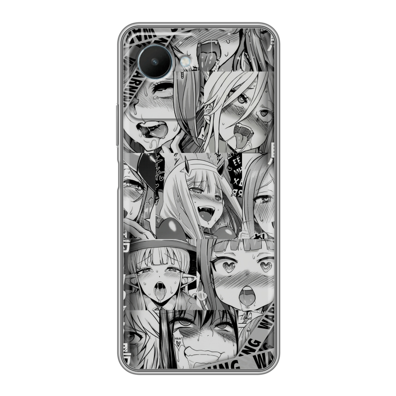 Силиконовый чехол на Realme C30s с принтом Ahegao Ахегао Аниме Силиконовый чехол на Realme C30s с принтом Ahegao Ахегао Аниме