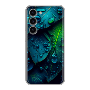 Силиконовый чехол на Samsung Galaxy S23 с принтом Листья Силиконовый чехол на Samsung Galaxy S23 с принтом Листья