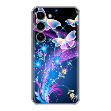 Силиконовый чехол на Samsung Galaxy S23 с принтом Бабочки Силиконовый чехол на Samsung Galaxy S23 с принтом Бабочки