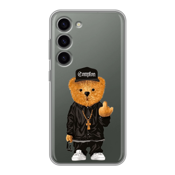 Силиконовый чехол на Samsung Galaxy S23 с принтом Мишка Силиконовый чехол на Samsung Galaxy S23 с принтом Мишка