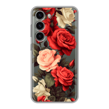 Силиконовый чехол на Samsung Galaxy S23 с принтом Розы Силиконовый чехол на Samsung Galaxy S23 с принтом Розы