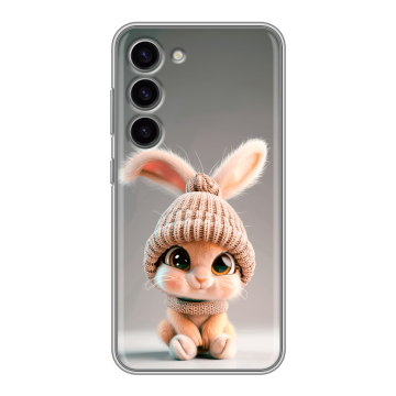 Силиконовый чехол на Samsung Galaxy S23 с принтом Кролик Силиконовый чехол на Samsung Galaxy S23 с принтом Кролик