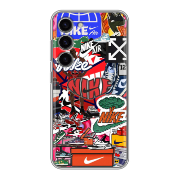 Силиконовый чехол на Samsung Galaxy S23 с принтом Найк Nike яркий Силиконовый чехол на Samsung Galaxy S23 с принтом Найк Nike яркий