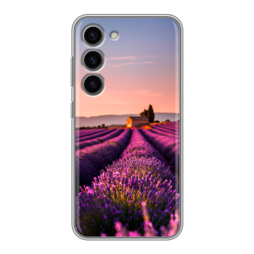 Силиконовый чехол на Samsung Galaxy S23 с принтом лаванда Силиконовый чехол на Samsung Galaxy S23 с принтом лаванда