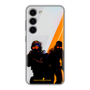 Силиконовый чехол на Samsung Galaxy S23 с принтом Контер страйк Counter strike Силиконовый чехол на Samsung Galaxy S23 с принтом Контер страйк Counter strike