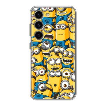 Силиконовый чехол на Samsung Galaxy S23 с принтом Миньоны Силиконовый чехол на Samsung Galaxy S23 с принтом Миньоны