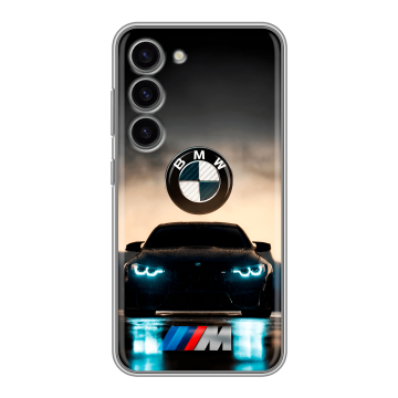 Силиконовый чехол на Samsung Galaxy S23 с принтом БМВ BMW