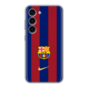 Силиконовый чехол на Samsung Galaxy S23 с принтом Барселона Barcelona