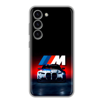 Силиконовый чехол на Samsung Galaxy S23 с принтом БМВ BMW
