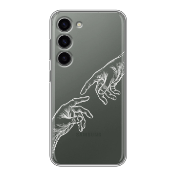 Силиконовый чехол на Samsung Galaxy S23 с принтом Сотворение мира Силиконовый чехол на Samsung Galaxy S23 с принтом Сотворение мира