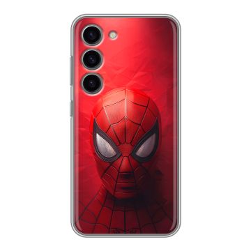 Силиконовый чехол на Samsung Galaxy S23 с принтом Spiderman Человек паук Силиконовый чехол на Samsung Galaxy S23 с принтом Spiderman Человек паук