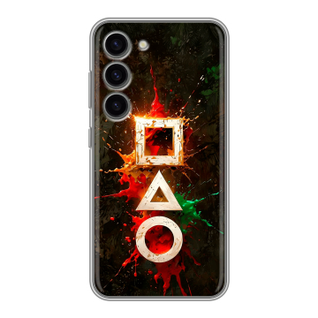 Силиконовый чехол на Samsung Galaxy S23 с принтом Squid Game Игра кальмара Силиконовый чехол на Samsung Galaxy S23 с принтом Squid Game Игра кальмара
