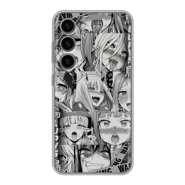 Силиконовый чехол на Samsung Galaxy S23 с принтом Ahegao Ахегао Аниме Силиконовый чехол на Samsung Galaxy S23 с принтом Ahegao Ахегао Аниме