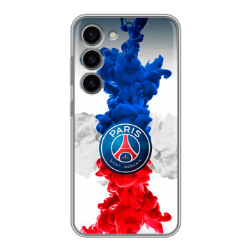 Силиконовый чехол на Samsung Galaxy S23 с принтом PSG ПСЖ Силиконовый чехол на Samsung Galaxy S23 с принтом PSG ПСЖ