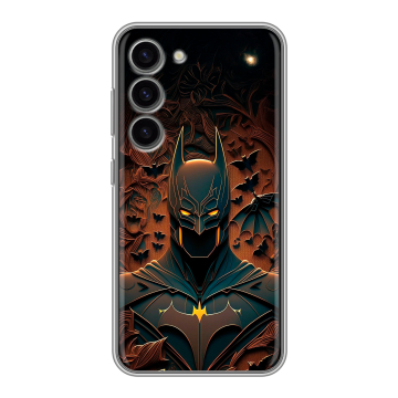 Силиконовый чехол на Samsung Galaxy S23 с принтом Batman Бэтмен Силиконовый чехол на Samsung Galaxy S23 с принтом Batman Бэтмен
