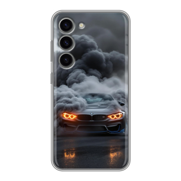 Силиконовый чехол на Samsung Galaxy S23 с принтом BMW БМВ Силиконовый чехол на Samsung Galaxy S23 с принтом BMW БМВ