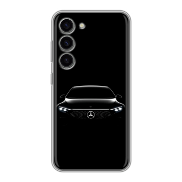 Силиконовый чехол на Samsung Galaxy S23 с принтом Mercedes Мерседес Силиконовый чехол на Samsung Galaxy S23 с принтом Mercedes Мерседес