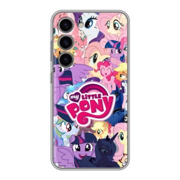 Силиконовый чехол на Samsung Galaxy S23 с принтом My little pony Дружба чудо Силиконовый чехол на Samsung Galaxy S23 с принтом My little pony Дружба чудо