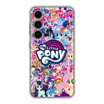Силиконовый чехол на Samsung Galaxy S23 с принтом My little pony Дружба чудо Силиконовый чехол на Samsung Galaxy S23 с принтом My little pony Дружба чудо