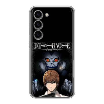 Силиконовый чехол на Samsung Galaxy S23 с принтом Death note Тетрадь смерти Силиконовый чехол на Samsung Galaxy S23 с принтом Death note Тетрадь смерти