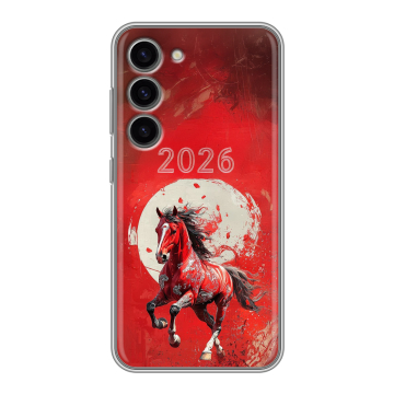 Силиконовый чехол на Samsung Galaxy S23 с принтом Новый год Силиконовый чехол на Samsung Galaxy S23 с принтом Новый год
