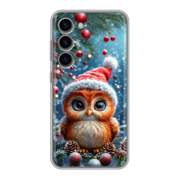 Силиконовый чехол на Samsung Galaxy S23 с принтом Новый год Силиконовый чехол на Samsung Galaxy S23 с принтом Новый год