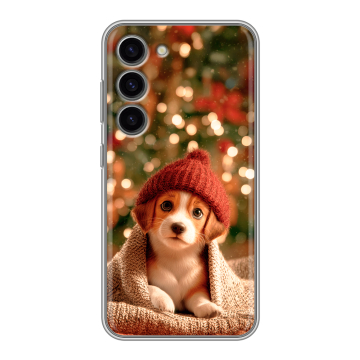 Силиконовый чехол на Samsung Galaxy S23 с принтом Новый год Силиконовый чехол на Samsung Galaxy S23 с принтом Новый год