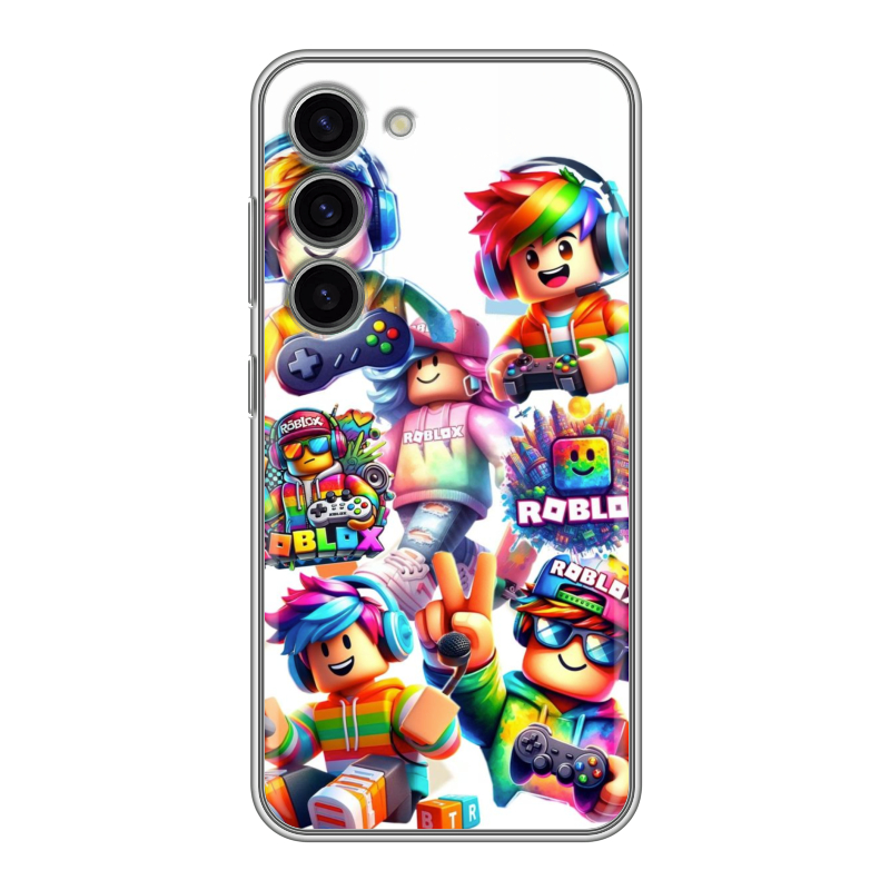 Силиконовый чехол на Samsung Galaxy S23 с принтом Roblox Роблокс Силиконовый чехол на Samsung Galaxy S23 с принтом Roblox Роблокс