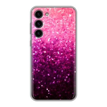 Силиконовый чехол на Samsung Galaxy S23 Plus с принтом Блестки