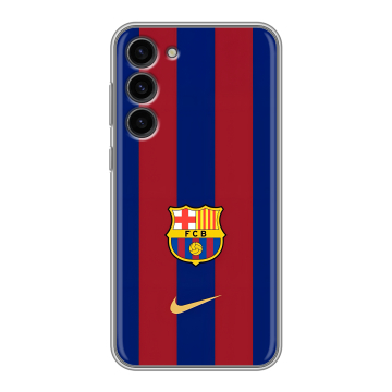 Силиконовый чехол на Samsung Galaxy S23 Plus с принтом Барселона Barcelona