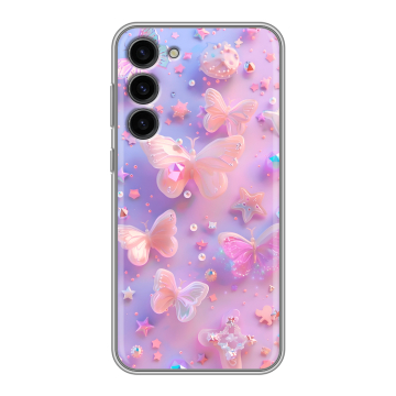 Силиконовый чехол на Samsung Galaxy S23 Plus с принтом Бабочки Силиконовый чехол на Samsung Galaxy S23 Plus с принтом Бабочки