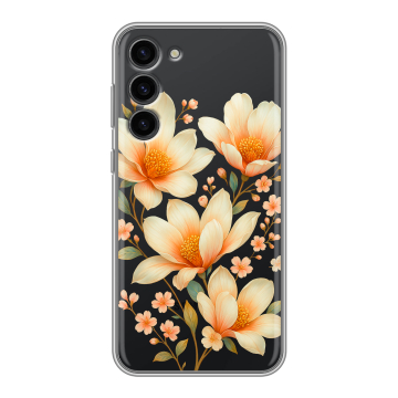 Силиконовый чехол на Samsung Galaxy S23 Plus с принтом Цветы Силиконовый чехол на Samsung Galaxy S23 Plus с принтом Цветы